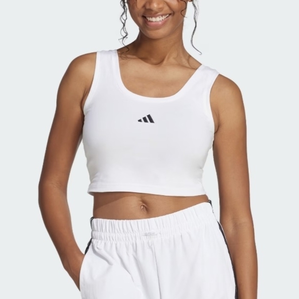 Adidas Essentials Small Logo Cotton Lifestyle Tank Top SZ:SMALL
